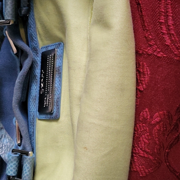 DKNY Vintage blue suede satchel - Picture 6 of 8